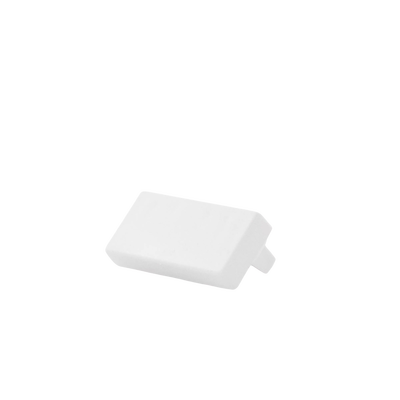 Tapa final color blanco de PVC auto extinguible, para canaleta TMK1735, TMK1735SD (5390-02001)