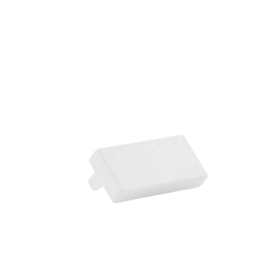 Tapa final color blanco de PVC auto extinguible, para canaleta TMK1735, TMK1735SD (5390-02001)