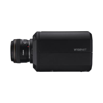 Cámara IP Profesional 8K (33 Megapíxel) / H.265 & WiseStream / BLC / Analíticos basados en IA / BestShot