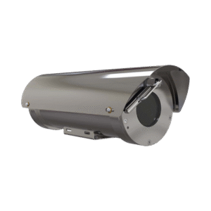 Camara IP Zoom con gabinete antiexplosion 2MP, 32X, IP68, WiseStream II / con wiper