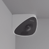 Cámara IP Antivandálica 3MP para Esquina con IA / Lente 2.39 mm 128° / H.265 & WiseStream II / Exterior IP66 / IK10+ / PoE