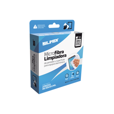 Toallita seca electrostática de 30 x 30 cm, auxiliar en la limpieza de superficies y/o pantallas de equipos de computo y aparatos electrónicos, fibra óptica, limpia sin rayar, no daña superficies delicadas Toallita seca electrostática de 30 x 30 cm, auxiliar en la limpieza de superficies y/o pantallas de equipos de computo y aparatos electrónicos, fibra óptica, limpia sin rayar, no daña superficies delicadas