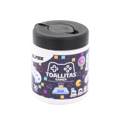 Toallitas Gamers, Excelente Opción Para Gamers que buscan Mantener sus Consolas y Accesorios en Perfecto Estado, Libres de Suciedad y Protegidos Contra Bacterias.
