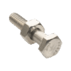 Paquete de 6 tornillos con tuercas de acero inoxidable 1/4 x 1 1/4”.
