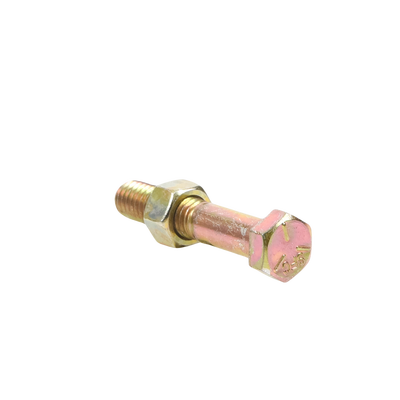 Paquete de 6 Tornillos Grado 5 con Tuercas Tropicalizadas de 3/8" x 2".