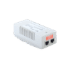 Inyector POE para Aplicación Solar, Entrada 18-36 Vcc, Salida en 56 Vcc, 802.3 af/at, 10/100/1000 Mbps, Hasta 35 Watts