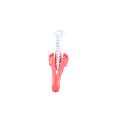 Paquete Con 10 Taquetes Rojos de 1/4" y 10 tornillos 10 x 1 1/2" (4.82 x 38 mm) (1103-05002) Paquete Con 10 Taquetes Rojos de 1/4" y 10 tornillos 10 x 1 1/2" (4.82 x 38 mm) (1103-05002)