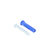 Paquete de 6 taquetes azul 2" y 6 tornillos 12mm x 2" (1105-05002)