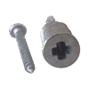 Taquete Métalico TPD Zinc con tornillo 8 x 1 1/4", Ideal para Uso con carteles publicitarios, Electrodomésticos