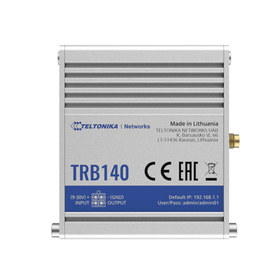 Router Industrial LTE 4G, con 1 puerto Ethernet 10/100/1000Mbps Gigabit