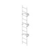 Escalera Exterma Sólida de 3 metros para Secciones 1 a 12 de Torres Super Titan (Incluye 3 Herrajes Sujetadores).