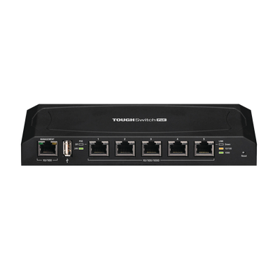 Switch PoE Gigabit Ethernet de 5 puertos para equipos Ubiquiti (24 Vcc). Switch PoE Gigabit Ethernet de 5 puertos para equipos Ubiquiti (24 Vcc).