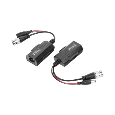 Kit de transceptores activos con conector para alimentación (12V/24Vcc/AC) TurboHD para aplicaciones de video por UTP Cat5e/6 en HD. Distancia de hasta 150 m en 4K Kit de transceptores activos con conector para alimentación (12V/24Vcc/AC) TurboHD para aplicaciones de video por UTP Cat5e/6 en HD. Distancia de hasta 150 m en 4K