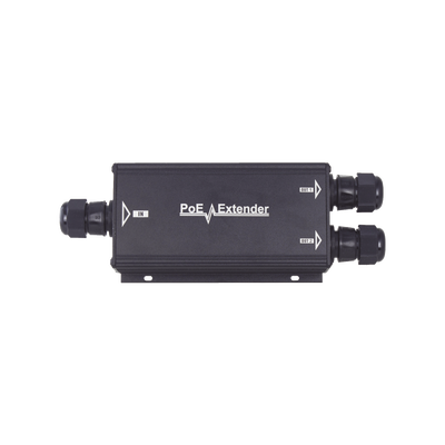 Extensor PoE/ 100 Metros / Intemperie (IP66) / 60 Watts / 1 puerto @ 2 salidas a 30 W / No requiere fuente de alimentación adicional Extensor PoE/ 100 Metros / Intemperie (IP66) / 60 Watts / 1 puerto @ 2 salidas a 30 W / No requiere fuente de alimentación adicional