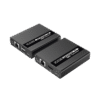 Kit extensor KVM (HDMI y USB) | 40m 4k@30Hz 40m | 1080P@60Hz | Cat 6, 6a y 7 | CERO LATENCIA | HDR | Salida Loop | Uso 24/7 | Salida de audio de 3.5mm | Transmite el Video y Controla tu DVR vía USB a distancia.