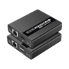 Kit extensor KVM (HDMI y USB) | 40m 4k@30Hz 40m | 1080P@60Hz | Cat 6, 6a y 7 | CERO LATENCIA | HDR | Salida Loop | Uso 24/7 | Salida de audio de 3.5mm | Transmite el Video y Controla tu DVR vía USB a distancia.