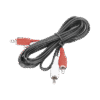 Cable RCA Macho a Macho de 2 Metros de Longitud / Aplicaciones de Audio y Video Optimizado para HD
