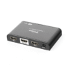 Divisor (Splitter) HDMI 4K de 1 Entrada a 2 Salidas (Simultaneas) / Soporta 4K×2K / Ajuste de resoluciones EDID / HDR / HDMI 2.0 / HDCP 2.2 / Soporta formatos de Audio Dolby Digital / Longitud del cable de entrada y salida ≤10m.