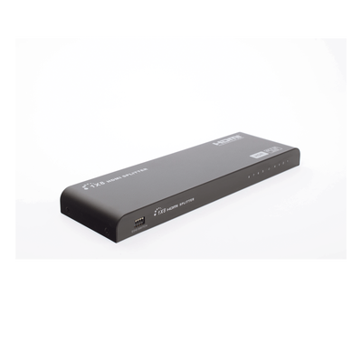 Divisor (Splitter) HDMI 4K de 1 Entrada a 8 Salidas (Simultaneas) / Soporta 4K×2K / Ajuste de resoluciones EDID / HDR / HDMI 2.0 / HDCP 2.2 / Permite mezclar pantallas en 4K y 1080P Divisor (Splitter) HDMI 4K de 1 Entrada a 8 Salidas (Simultaneas) / Soporta 4K×2K / Ajuste de resoluciones EDID / HDR / HDMI 2.0 / HDCP 2.2 / Permite mezclar pantallas en 4K y 1080P
