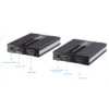 Kit extensor KVM ( Teclado, video, Mouse ) HDMI 1080P @ 60 Hz, 60 metros con cable CAT5e/6 Kit extensor KVM ( Teclado, video, Mouse ) HDMI 1080P @ 60 Hz, 60 metros con cable CAT5e/6