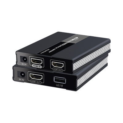 Kit extensor KVM ( Teclado, video, Mouse ) HDMI 1080P @ 60 Hz, 60 metros con cable CAT5e/6 Kit extensor KVM ( Teclado, video, Mouse ) HDMI 1080P @ 60 Hz, 60 metros con cable CAT5e/6
