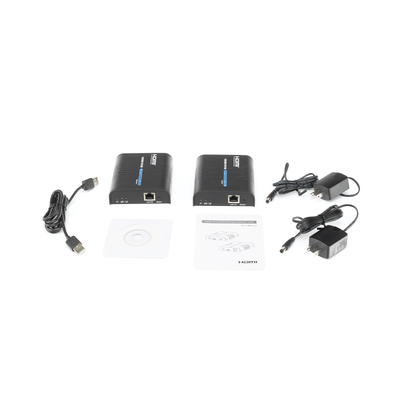 Kit extensor KVM (HDMI y USB) hasta 120 metros / Resolución 1080P @ 60 Hz/ Soporta Cables de red STP y UTP CAT5/5E/6 / HDMI 1.3 / HDCP 1.2 / PCM / Transmite el Video, Mouse, Teclado y Controla tu DVR vía USB a distancia Kit extensor KVM (HDMI y USB) hasta 120 metros / Resolución 1080P @ 60 Hz/ Soporta Cables de red STP y UTP CAT5/5E/6 / HDMI 1.3 / HDCP 1.2 / PCM / Transmite el Video, Mouse, Teclado y Controla tu DVR vía USB a distancia