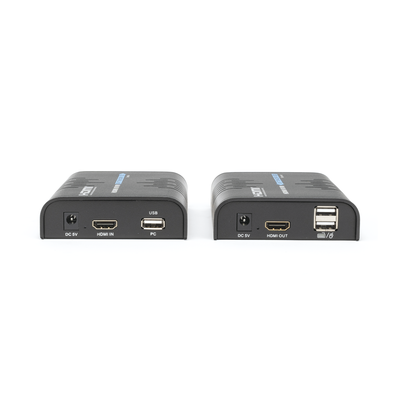 Kit extensor KVM (HDMI y USB) hasta 120 metros / Resolución 1080P @ 60 Hz/ Soporta Cables de red STP y UTP CAT5/5E/6 / HDMI 1.3 / HDCP 1.2 / PCM / Transmite el Video, Mouse, Teclado y Controla tu DVR vía USB a distancia Kit extensor KVM (HDMI y USB) hasta 120 metros / Resolución 1080P @ 60 Hz/ Soporta Cables de red STP y UTP CAT5/5E/6 / HDMI 1.3 / HDCP 1.2 / PCM / Transmite el Video, Mouse, Teclado y Controla tu DVR vía USB a distancia