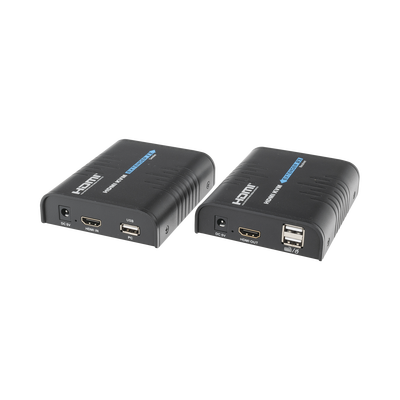 Kit extensor KVM (HDMI y USB) hasta 120 metros / Resolución 1080P @ 60 Hz/ Soporta Cables de red STP y UTP CAT5/5E/6 / HDMI 1.3 / HDCP 1.2 / PCM / Transmite el Video, Mouse, Teclado y Controla tu DVR vía USB a distancia Kit extensor KVM (HDMI y USB) hasta 120 metros / Resolución 1080P @ 60 Hz/ Soporta Cables de red STP y UTP CAT5/5E/6 / HDMI 1.3 / HDCP 1.2 / PCM / Transmite el Video, Mouse, Teclado y Controla tu DVR vía USB a distancia