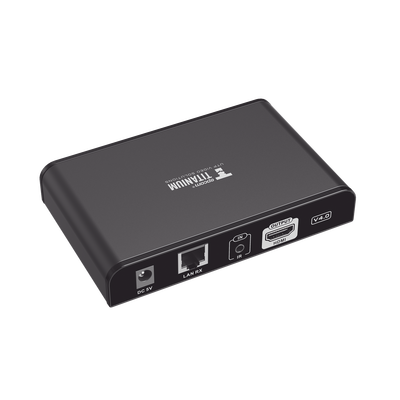 Receptor Compatible para Kits TT-383PRO4.0 / Resolución 1080P@60Hz / Cat 5e/6 / Distancia de 120 m / Control IR / Protocolo HDbitT / Compatible con Switch Gigabit . Receptor Compatible para Kits TT-383PRO4.0 / Resolución 1080P@60Hz / Cat 5e/6 / Distancia de 120 m / Control IR / Protocolo HDbitT / Compatible con Switch Gigabit .