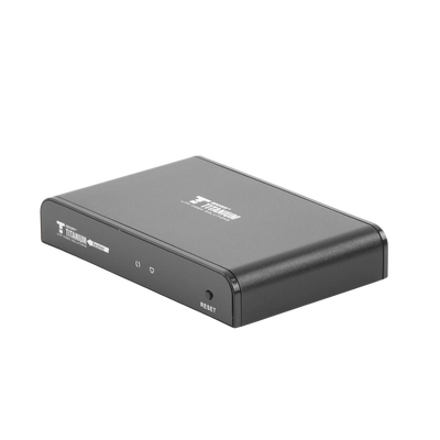 Receptor Compatible para Kits TT-383PRO4.0 / Resolución 1080P@60Hz / Cat 5e/6 / Distancia de 120 m / Control IR / Protocolo HDbitT / Compatible con Switch Gigabit . Receptor Compatible para Kits TT-383PRO4.0 / Resolución 1080P@60Hz / Cat 5e/6 / Distancia de 120 m / Control IR / Protocolo HDbitT / Compatible con Switch Gigabit .