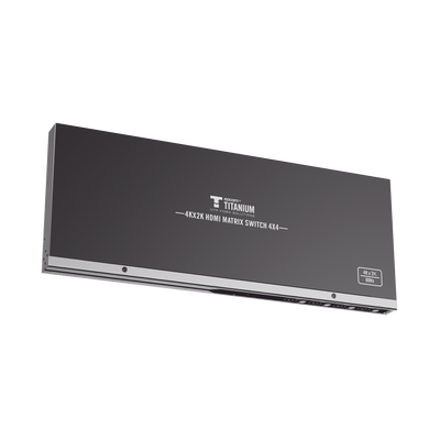 MATRICIAL 4 x 4 / 4 Entradas y 4 Salidas en HDMI / 4K × 2K @ 60Hz / 18Gbps / HDMI 2.0 / HDCP 2.2 / 3D / Conmutación por Botón, RS232 o Control Remoto / IDEAL PARA CENTROS DE MONITOREO, COMPARACION Y ANALISIS.