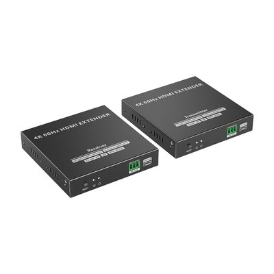 Kit Extensor HDMI para distancias de 120 metros | Soporta resolución 4K @60Hz | Cat 6, 6a y 7 | Salida Loop en el Tx para visualización local | Soporta control remoto del equi Kit Extensor HDMI para distancias de 120 metros | Soporta resolución 4K @60Hz | Cat 6, 6a y 7 | Salida Loop en el Tx para visualización local | Soporta control remoto del equi