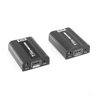 Kit Extensor HDMI para distancias de 30 metros / Resolución 4K x 2K@ 30 Hz/ Cat 6, 6a y 7 / HDCP2.2 / HDMI 2.0 / Soporta PCM, HDbitT / Soporta control remoto del equipo fuente. Kit Extensor HDMI para distancias de 30 metros / Resolución 4K x 2K@ 30 Hz/ Cat 6, 6a y 7 / HDCP2.2 / HDMI 2.0 / Soporta PCM, HDbitT / Soporta control remoto del equipo fuente.