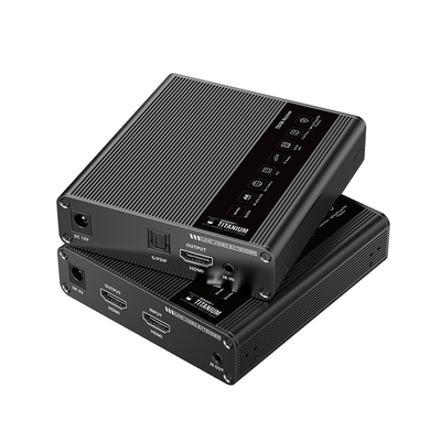 Kit Extensor HDMI para distancias de 70 metros / Resolución 4K x 2K@ 60 Hz/ Cat 6, 6a y 7 / IPCOLOR / CERO LATENCIA / SIN COMPRIMIR / Uso 24/7 / Puerto S/PDIF / Salida Loop / Alimente solo el Tx (PoC) / Control IR