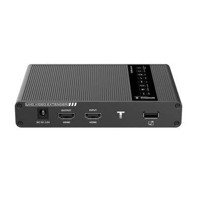 Kit extensor KVM (HDMI y USB) hasta 70 metros / Resolución 4K @ 60 Hz/ Cat 6, 6a y 7 / IPCOLOR / CERO LATENCIA / HDR10 / Salida Loop / Puerto S/PDIF / Uso 24/7 / Transmite el Video y Controla tu DVR vía USB a distancia. Kit extensor KVM (HDMI y USB) hasta 70 metros | Resolución 4K @ 60 Hz | Cat 6, 6a y 7 | IPCOLOR | CERO LATENCIA | HDR10 | Salida Loop | Puerto S/PDIF | Uso 24/7 | Transmite el Video y Controla tu DVR vía USB a distancia.