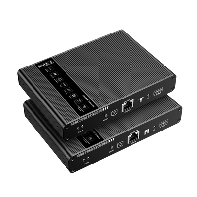 Kit extensor KVM (HDMI y USB) hasta 70 metros / Resolución 4K @ 60 Hz/ Cat 6, 6a y 7 / IPCOLOR / CERO LATENCIA / HDR10 / Salida Loop / Puerto S/PDIF / Uso 24/7 / Transmite el Video y Controla tu DVR vía USB a distancia. Kit extensor KVM (HDMI y USB) hasta 70 metros | Resolución 4K @ 60 Hz | Cat 6, 6a y 7 | IPCOLOR | CERO LATENCIA | HDR10 | Salida Loop | Puerto S/PDIF | Uso 24/7 | Transmite el Video y Controla tu DVR vía USB a distancia.