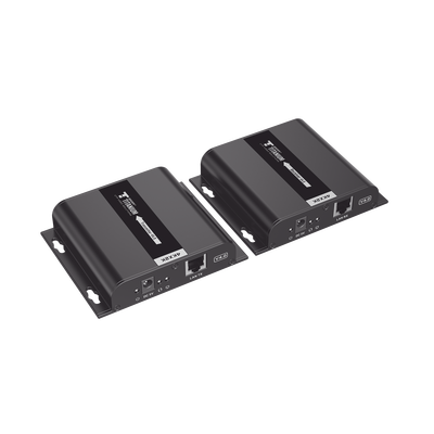 Kit Extensor HDMI para distancias de 120 metros / Resolución 4K @ 30Hz / Cat 6 / Soporta conexión Uno a Uno y Uno a Muchos / Soporta hasta 253 Rx / Baja Latencia / Uso 24/7 / Soporta HDbitT / Compatible con Switch Gigabit Kit Extensor HDMI para distancias de 120 metros / Resolución 4K @ 30Hz / Cat 6 / Soporta conexión Uno a Uno y Uno a Muchos / Soporta hasta 253 Rx / Baja Latencia / Uso 24/7 / Soporta HDbitT / Compatible con Switch Gigabit