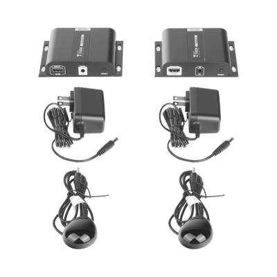 Kit Extensor HDMI para distancias de 120 metros / Resolución 4K @ 30Hz / Cat 6 / Soporta conexión Uno a Uno y Uno a Muchos / Soporta hasta 253 Rx / Baja Latencia / Uso 24/7 / Soporta HDbitT / Compatible con Switch Gigabit Kit Extensor HDMI para distancias de 120 metros / Resolución 4K @ 30Hz / Cat 6 / Soporta conexión Uno a Uno y Uno a Muchos / Soporta hasta 253 Rx / Baja Latencia / Uso 24/7 / Soporta HDbitT / Compatible con Switch Gigabit