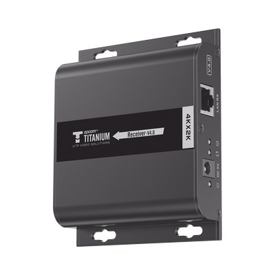 Receptor Compatible para Kits TT683-4.0 / Resolución 4K@30Hz / Cat 5e/6 / Distancia de 120 m / Control IR / Soporta HDbitT/ Compatible con Switch Gigabit. Receptor Compatible para Kits TT683-4.0 / Resolución 4K@30Hz / Cat 5e/6 / Distancia de 120 m / Control IR / Soporta HDbitT/ Compatible con Switch Gigabit.