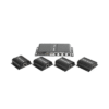 Kit Divisor y Extensor HDMI (Extender Splitter) / Divide 1 Fuente HDMI a 4 Pantallas / Extiende la señal HDMI hasta 40 m / Resolución 1080P @ 60 Hz / Cat 6/6a/7 / Cero Latencia / Salida Loop en el Tx / IR / Alimente solo el Tx (PoC).