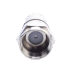 Conector F Macho Plegable, Con PIN para Cable RG-59, Cuerpo de Bronce Niquelado.