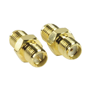 Adaptador en Línea de Conector SMA Hembra Inverso a SMA Hembra, Oro/ Oro/ Teflón, Adaptador en Línea de Conector SMA Hembra Inverso a SMA Hembra, Oro/ Oro/ Teflón,