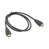 Cable HDMI de 1 Metro (High Speed) / Resolución 4K / Soporta Canal de Retorno de Audio (ARC)/ Soporta 3D / Blindado para Reducir Interferencia / Chapado en Oro / Alta Resistencia y Durabilidad.