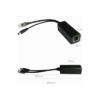 Cable divisor PoE pasivo de 48-55 Vcc @ 12 Vcc, 2 A. Aplicaciones como adaptar micrófonos en cámaras IP