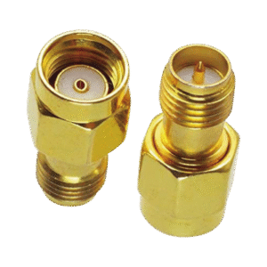 Adaptador-Extensión, de SMA Macho Inverso a SMA Hembra Inverso, Oro/ Oro/ Teflón, Adaptador-Extensión, de SMA Macho Inverso a SMA Hembra Inverso, Oro/ Oro/ Teflón,