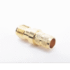 Conector SMA Hembra Inverso de Anillo Plegable para Cable RG-8/X, 9258, LMR-240, LMR-240UF, LMR-LW240, Oro/Oro/Teflón.