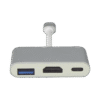 Adaptador Multipuerto USB-C 3.1 A HDMI 4K / USB 3.0 / USB – C / Alta Velocidad de Transmisión de Datos / Admite Carga Rápida (PD) en el Puerto USB – C
