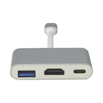 Adaptador Multipuerto USB-C 3.1 A HDMI 4K / USB 3.0 / USB – C / Alta Velocidad de Transmisión de Datos / Admite Carga Rápida (PD) en el Puerto USB – C