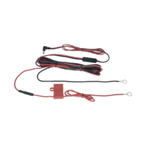Arnés de corriente para conectar los cargadores endura de 1 2, 6, 12 cavidades a batería vehicular.