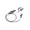 Micrófono de Solapa con Audífono Ajustable al oído Para Radios TE320 / TE390 / HYT TC610P/TC780